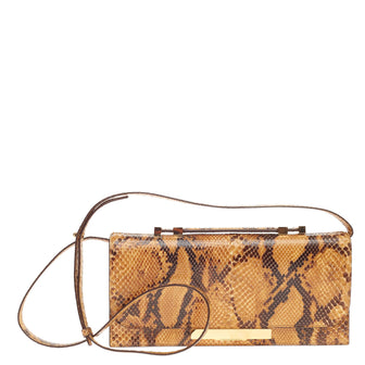 The Row Classic Convertible Baguette Python