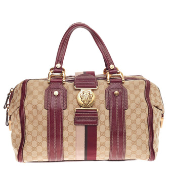 Gucci Aviatrix Satchel GG Canvas Large