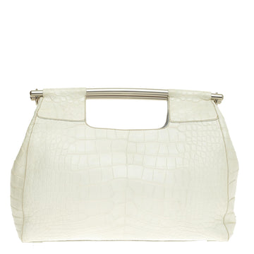 Prada Bar Clutch Crocodile Large