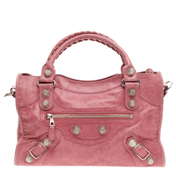 Balenciaga City Giant Studs Leather Medium