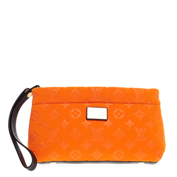 Louis Vuitton Scuba Clutch Monogram Embossed Neoprene