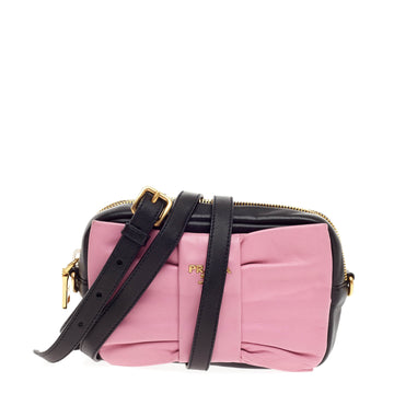 Prada Bow Camera Crossbody Nappa Leather