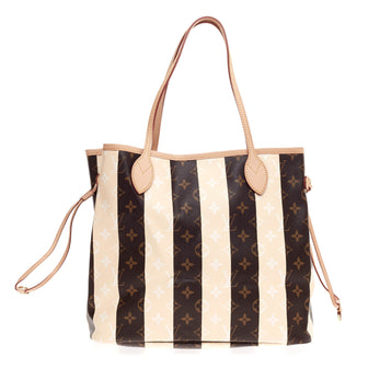 Louis Vuitton Neverfull Limited Edition Monogram Canvas Rayures MM