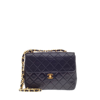 Chanel Vintage Classic Flap Quilted Leather Mini