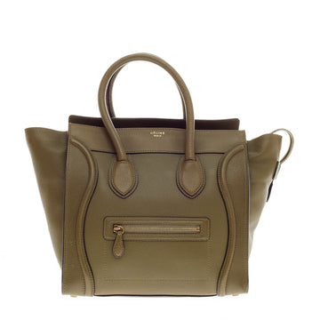 Celine Luggage Grainy Leather Mini