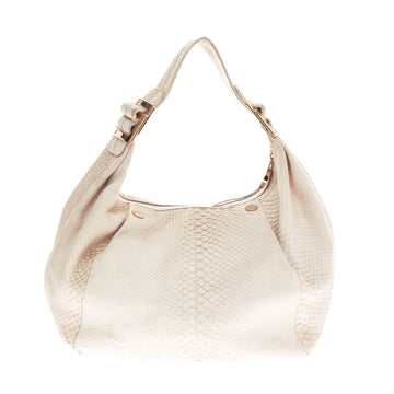 Roger Vivier Zip Hobo Python