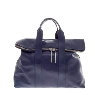 3.1 Phillip Lim 31 Hour Fold-Over Tote Leather