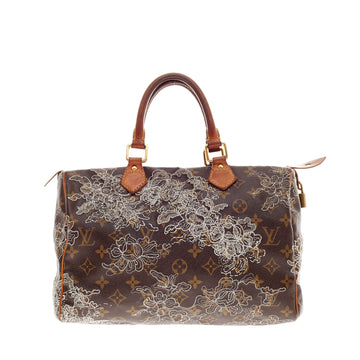 Louis Vuitton Speedy Limited Edition Monogram Dentelle 30