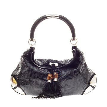 Gucci Indy Hobo Python Medium