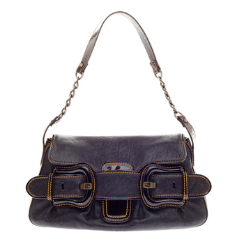 Fendi B. Shoulder Bag Leather