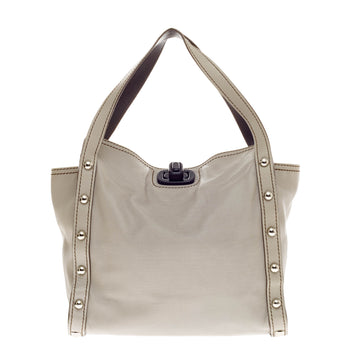 Lanvin Jaisal Studded Tote Leather Medium