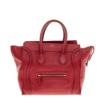 Celine Luggage Grainy Leather Mini