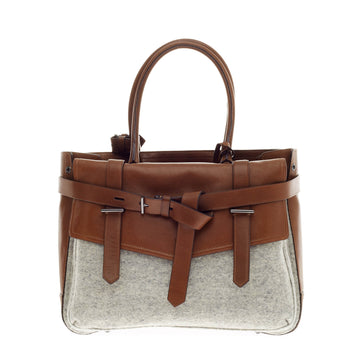 Reed Krakoff Boxer Tote Wool and Leather Medium