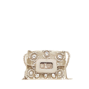 Marchesa Phoebe Clutch Crystal and Beaded Embellished Small
