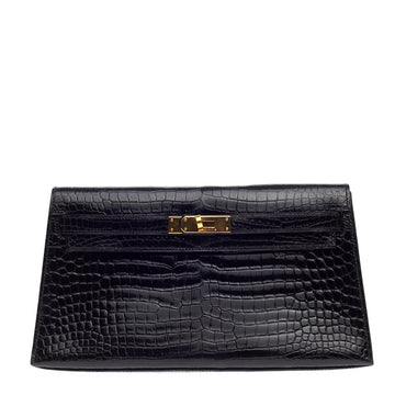 Hermes Kelly Elan Porosus Crocodile