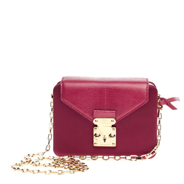 Louis Vuitton Minaudiere Coffre Lizard and Satin