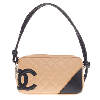 Chanel Cambon Pochette Quilted Leather