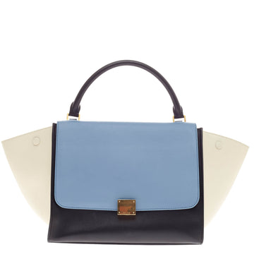 Celine Trapeze Tricolor Leather Medium