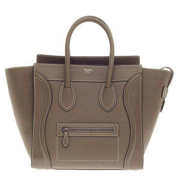 Celine Luggage Grainy Leather Mini