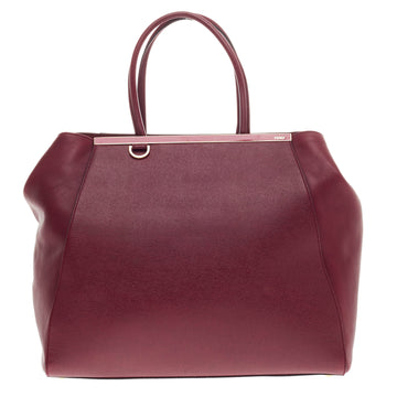 Fendi 2Jours Leather Large