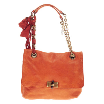 Lanvin Happy Shoulder Bag Leather Medium