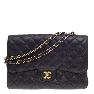 Chanel Classic Single Flap Caviar Jumbo