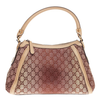 Gucci Scarlett Hobo Monogram Lurex Small