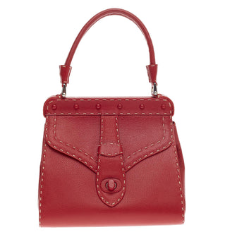 Valentino Frame Handle Bag Leather Small