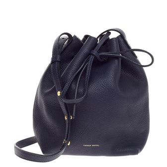Mansur Gavriel Bucket Bag Tumbled Leather Mini