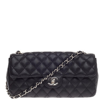 Chanel Classic Single Flap Caviar East West