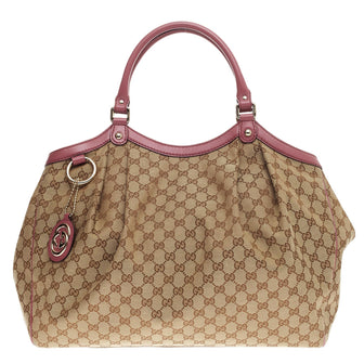 Gucci Sukey Tote GG Canvas Large