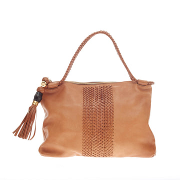 Gucci Handmade Shoulder Bag Leather Medium