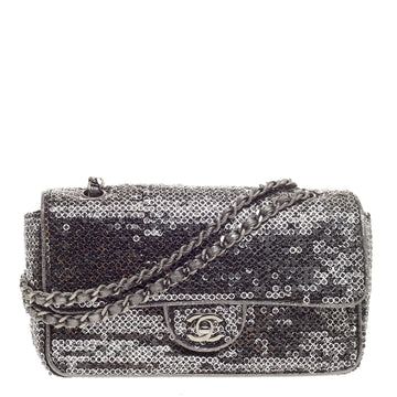Chanel Classic Single Flap Sequins Medium