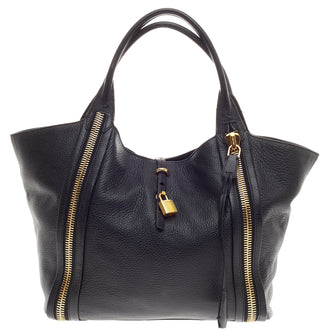 Tom Ford Amber Double Zip Tote Leather Large