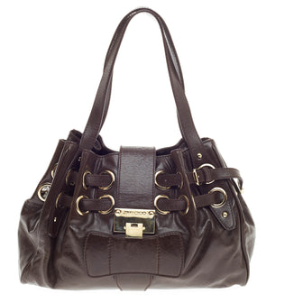 Jimmy Choo Riki Hobo Leather -