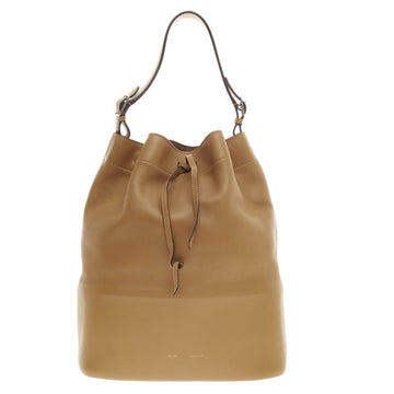Celine Seau Drawstring Bag Leather -