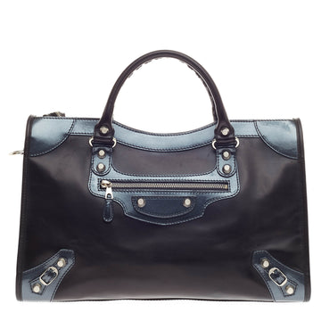 Balenciaga Holiday City Giant Studs Matte Calfskin Medium