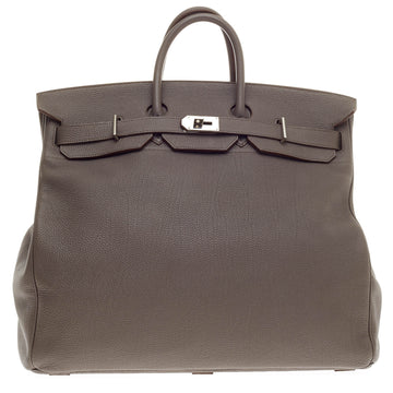 Hermes Birkin HAC Etain Togo with Palladium Hardware 50
