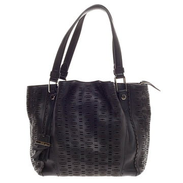 Tod's Flower Bag Perforated Leather Small