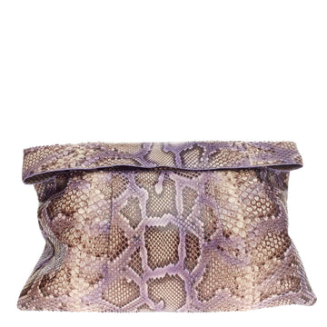 Nancy Gonzalez Flap Shoulder Bag Python