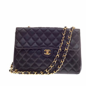 Chanel Vintage Classic Flap Caviar Jumbo