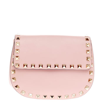 Valentino Rockstud Saddle Crossbody Leather Mini