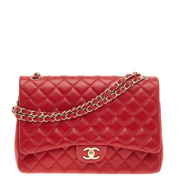 Chanel Classic Double Flap Lambskin Maxi