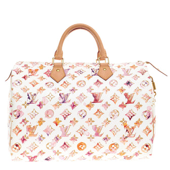 Louis Vuitton Speedy Limited Edition Aquarelle Monogram Canvas 35