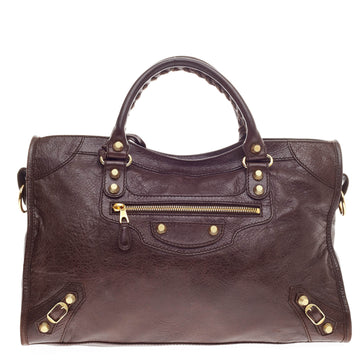 Balenciaga City Classic Studs Leather Medium