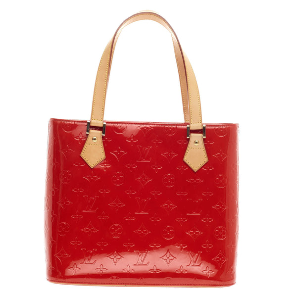 Buy Louis Vuitton Houston Handbag Monogram Vernis Red 364902