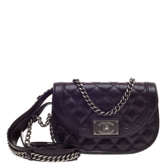 Chanel Saddle Bag Aged Calfskin -