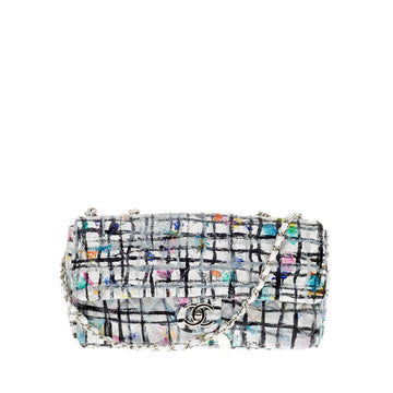 Quilted Flap Bag Graffiti Calfskin Medium