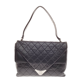 Chanel Padded Envelope Flap Quilted Leather