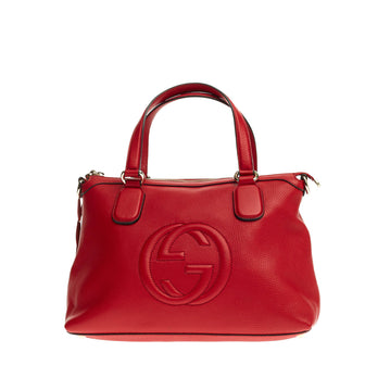 Gucci Soho Convertible Soft Top Handle Leather